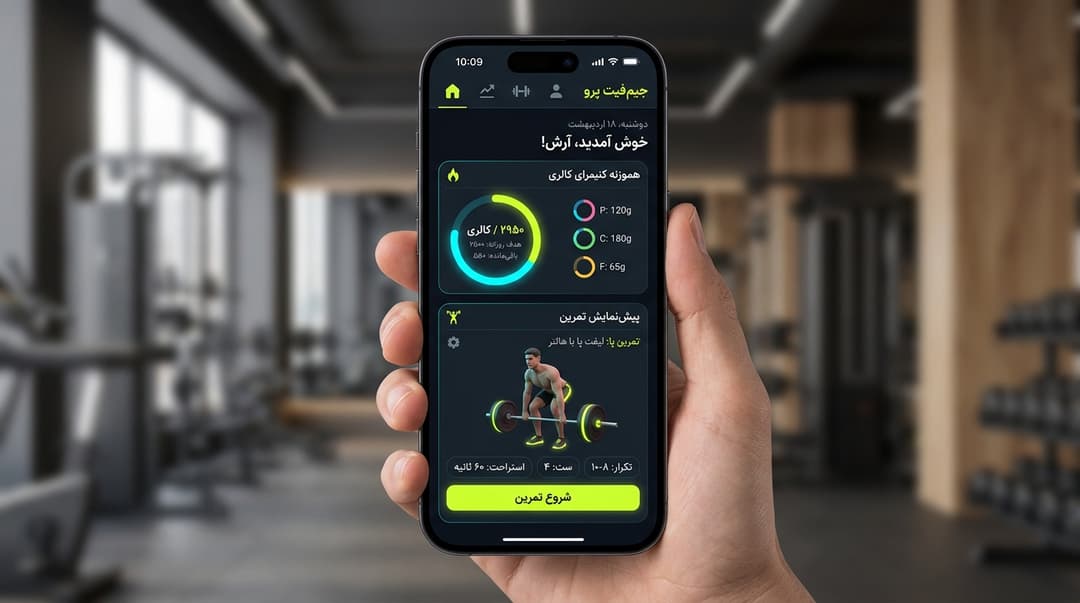 اپلیکیشن باشگاه و برنامه تمرینی GymFit Pro